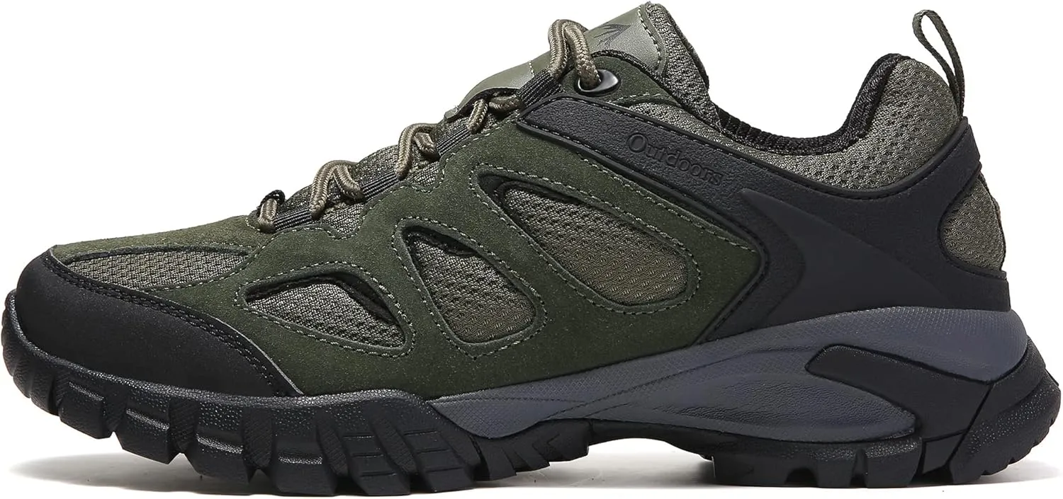 wanhee Men Trail Hiking Shoes Outdoor Trekking Sneakers