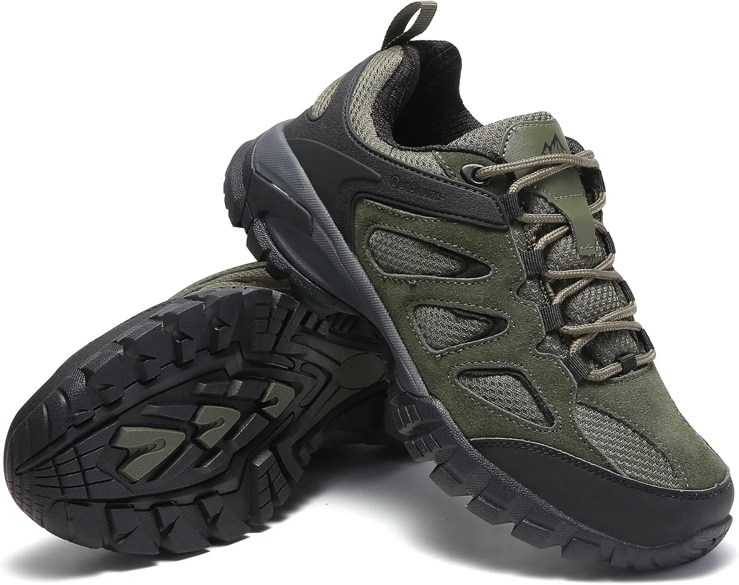 wanhee Men Trail Hiking Shoes Outdoor Trekking Sneakers
