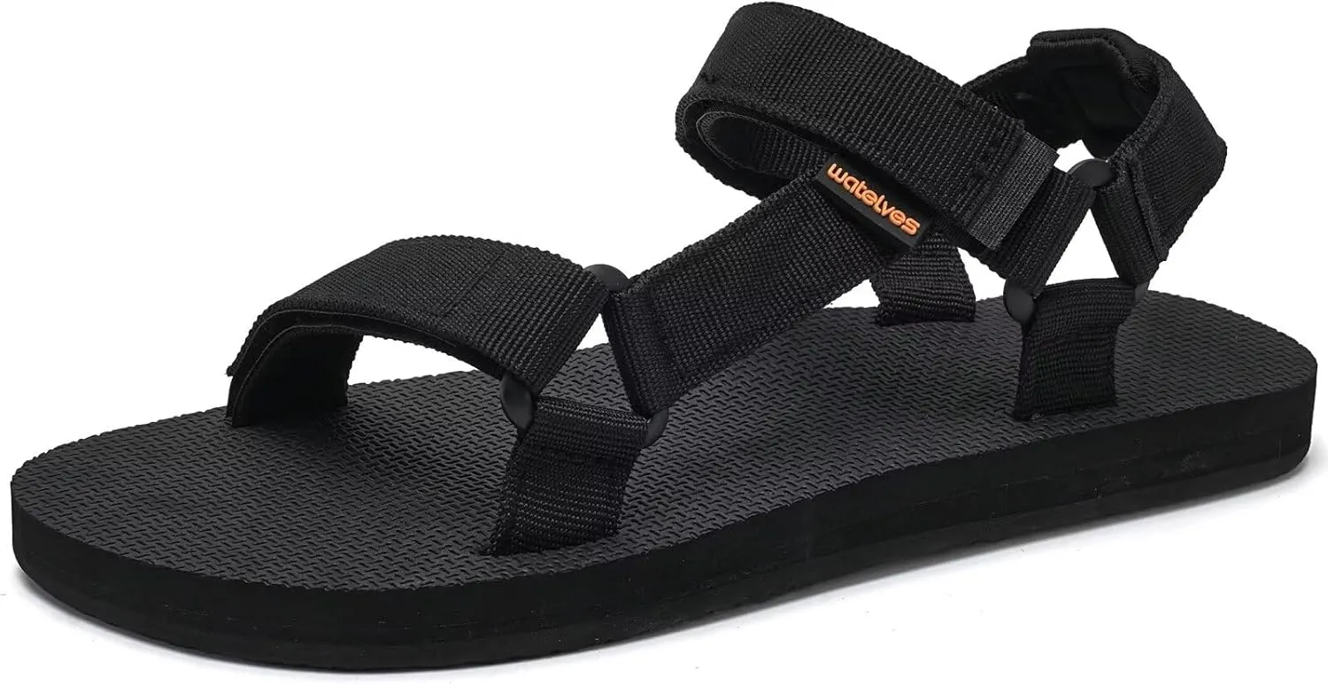 WateLves Womens-Sport-Sandals Outdoor Hiking Sandals with-Arch-Support Comfortable Webbing-Water-Athletic Beach-Sandals for Travel-Walking-Trekking-Camping