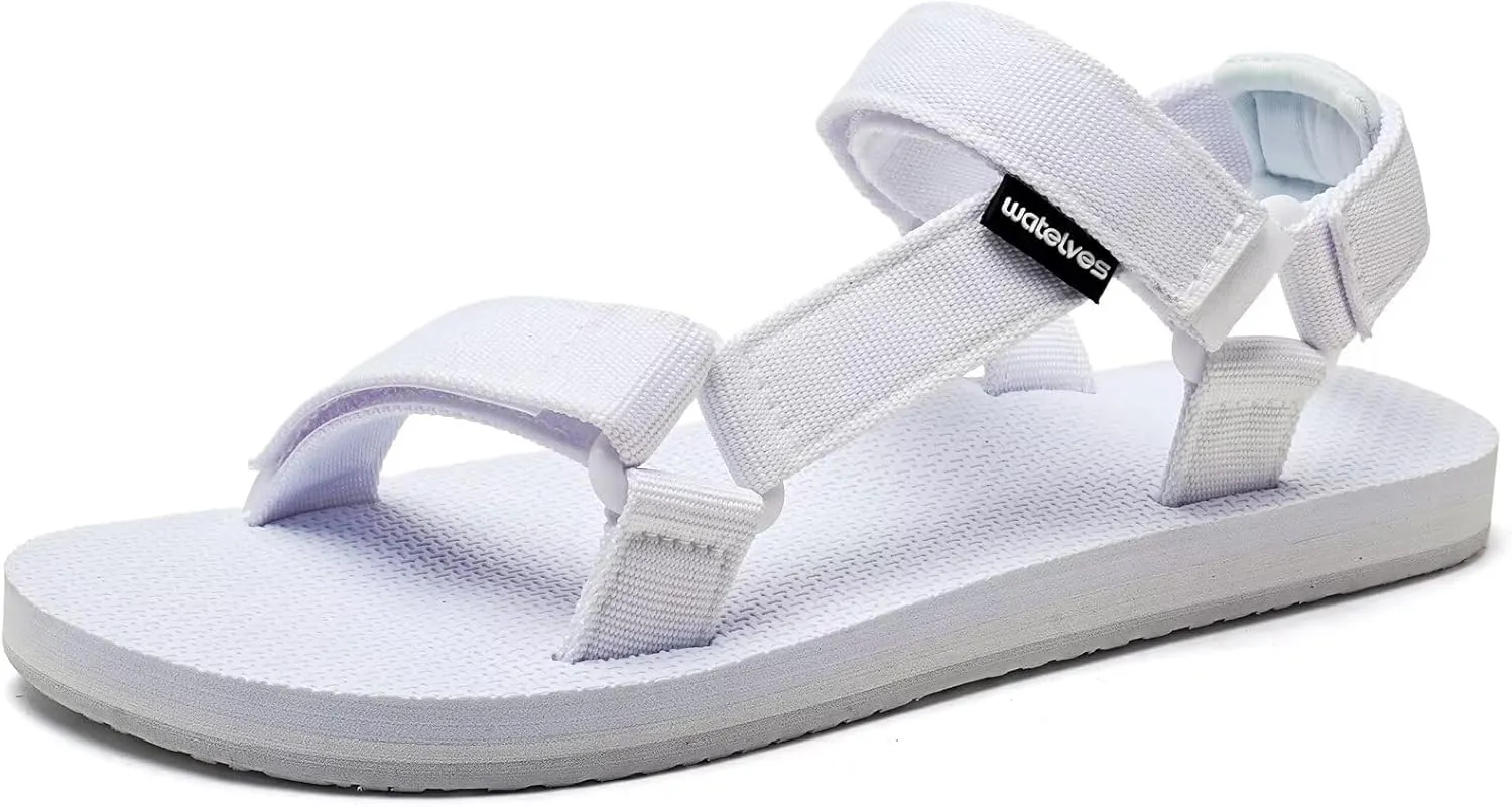 WateLves Womens-Sport-Sandals Outdoor Hiking Sandals with-Arch-Support Comfortable Webbing-Water-Athletic Beach-Sandals for Travel-Walking-Trekking-Camping