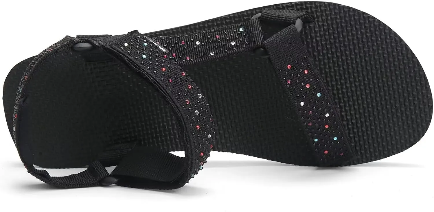 WateLves Womens-Sport-Sandals Outdoor Hiking Sandals with-Arch-Support Comfortable Webbing-Water-Athletic Beach-Sandals for Travel-Walking-Trekking-Camping