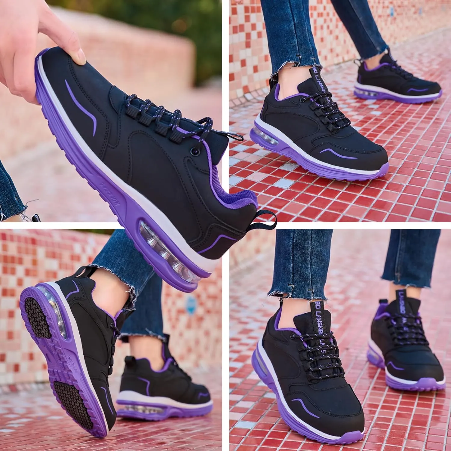 Waterproof Shoes for Women Wide Width Non Slip Sneakers for Work Chefs Food Service Water Resistant Walking Shoe Lightweight Slip Resistant Fashion Footwear for Nurse