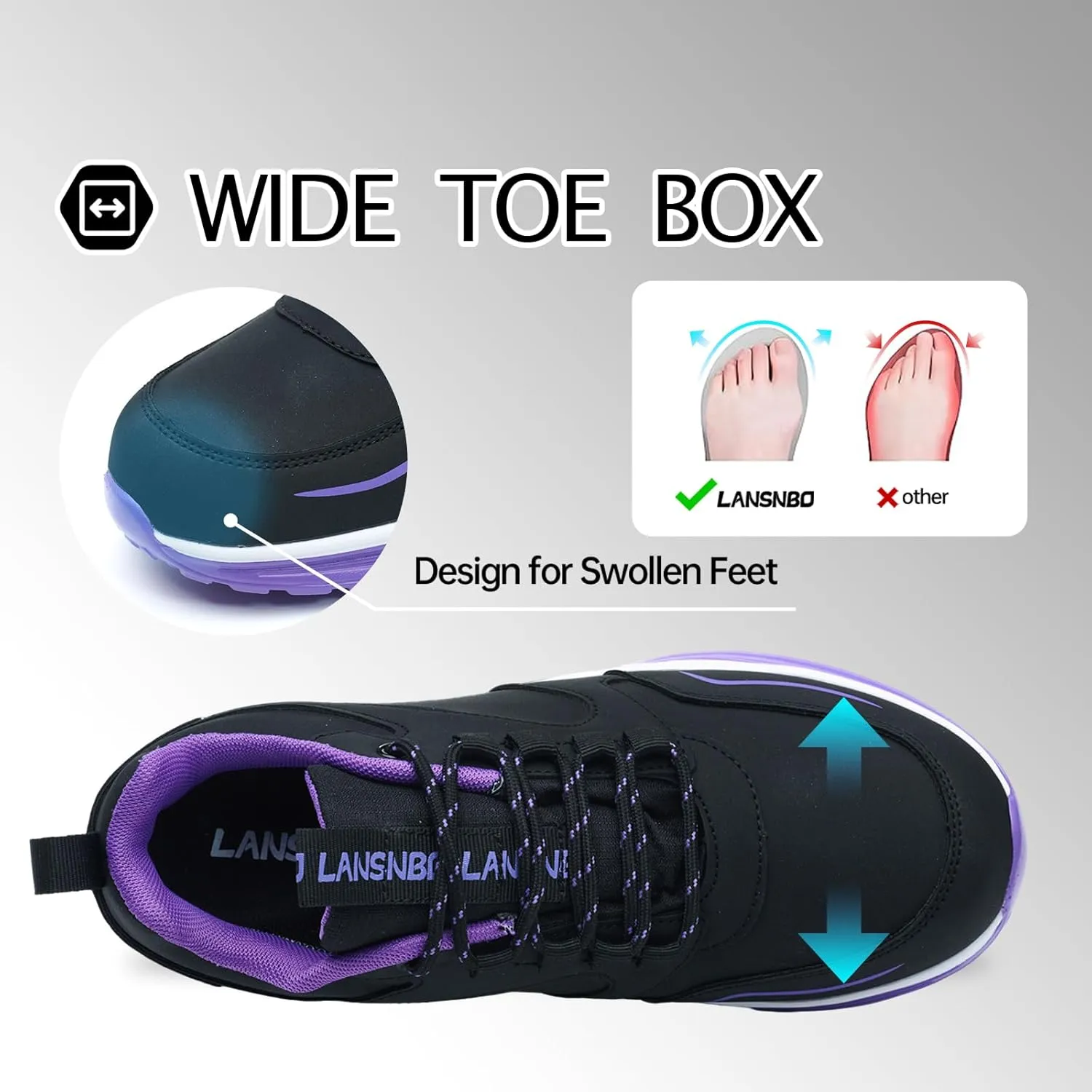Waterproof Shoes for Women Wide Width Non Slip Sneakers for Work Chefs Food Service Water Resistant Walking Shoe Lightweight Slip Resistant Fashion Footwear for Nurse