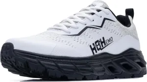 Wide Trail Running Shoes for Mens - FALKON 1.0 Waterproof Hiking Sneakers Wide Width for Outdoor with Jet-Holes Sole