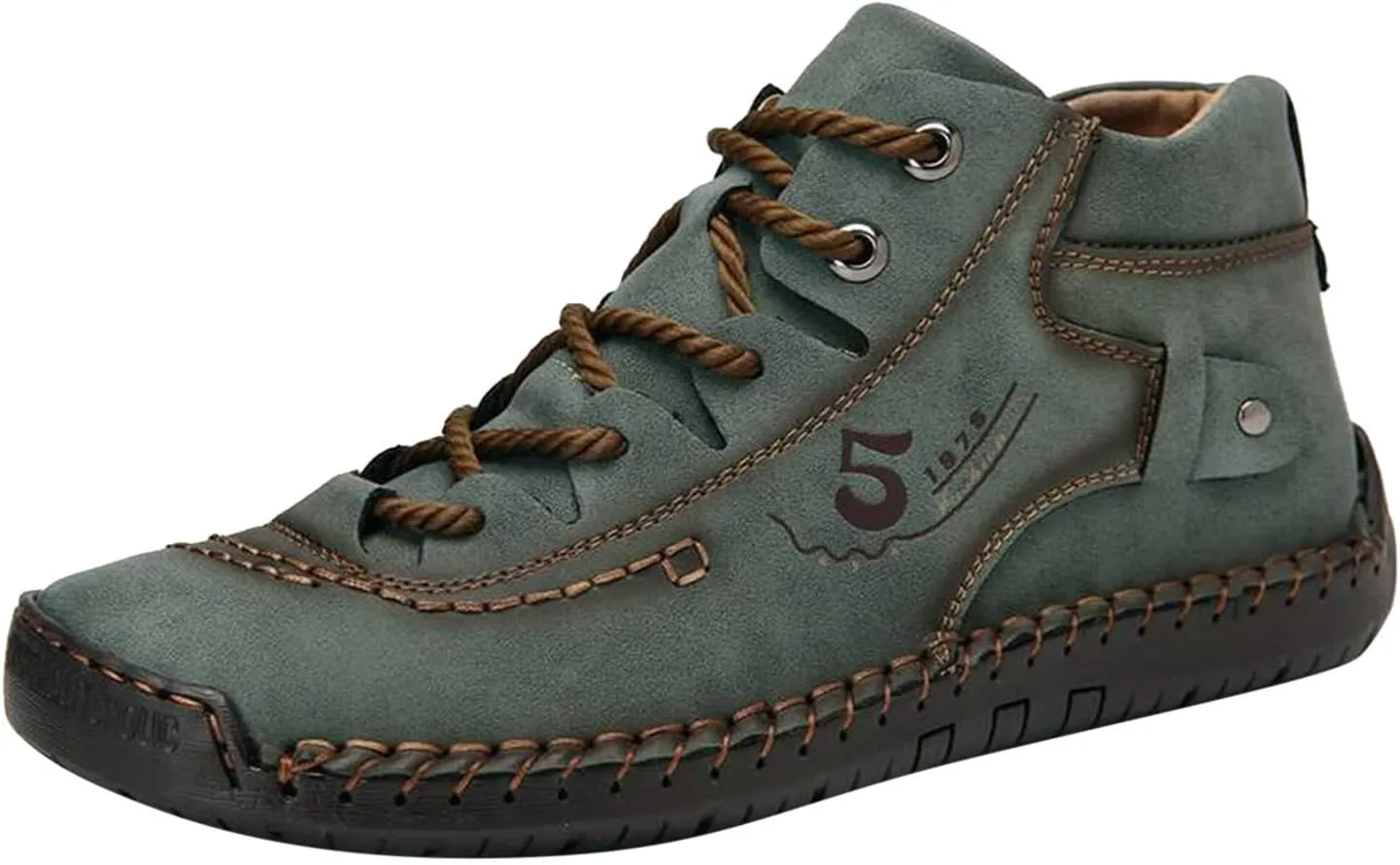 Women's Lace Up Ankle Booties Suede Rubber Sole Running Shoes Low Top Breathable Walking Shoes Lightweight Casual Sneaker