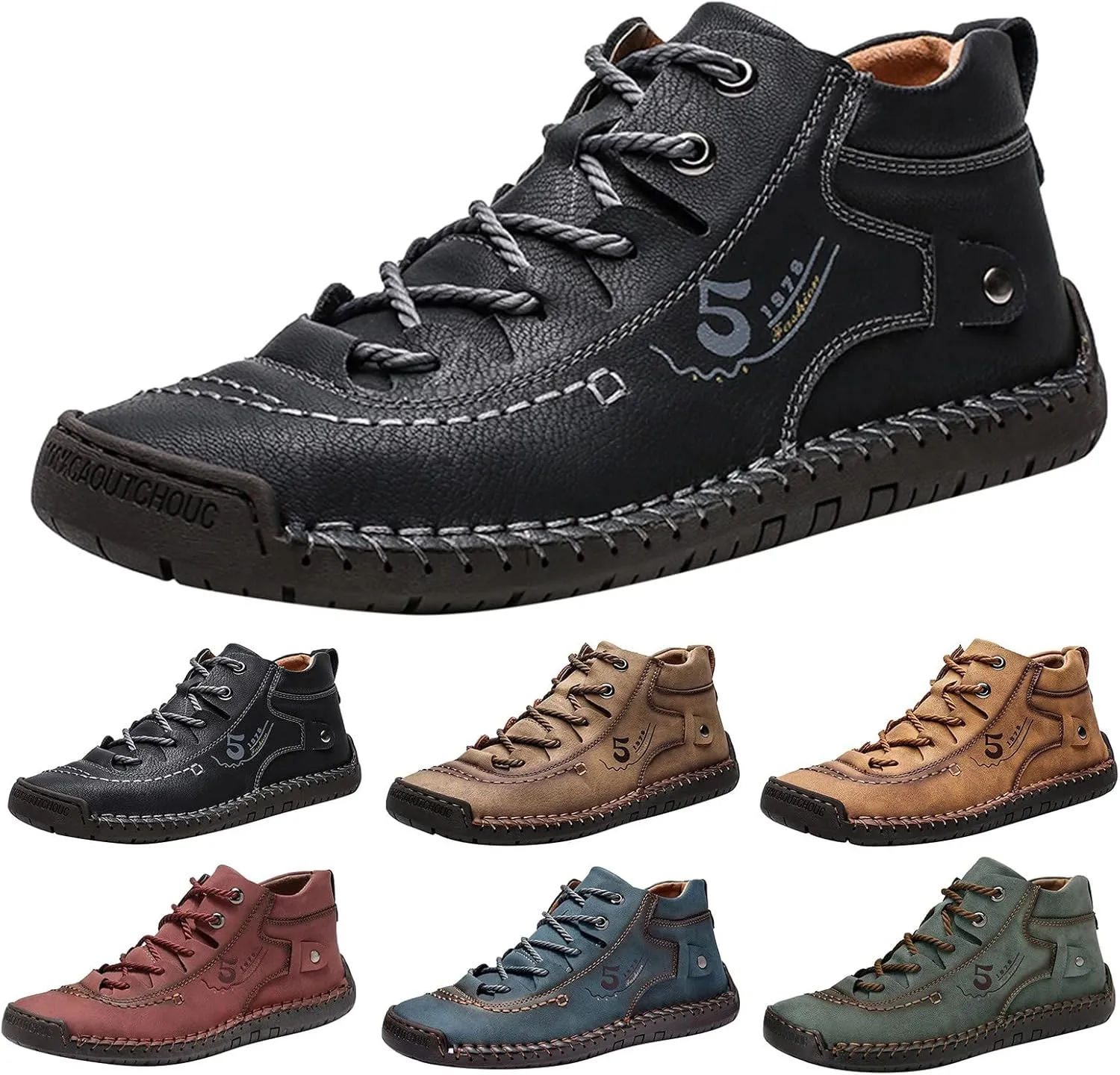 Women's Lace Up Ankle Booties Suede Rubber Sole Running Shoes Low Top Breathable Walking Shoes Lightweight Casual Sneaker
