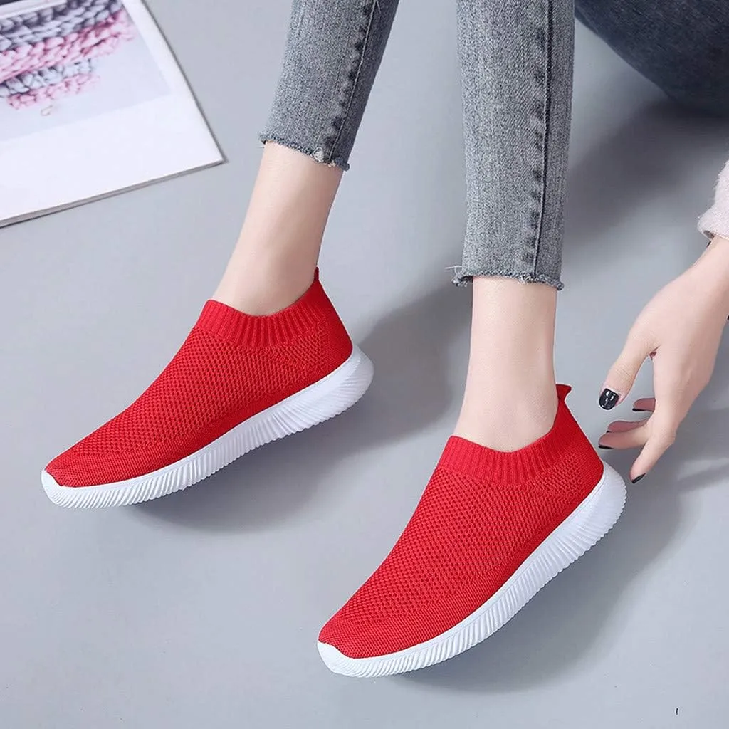 Womens Ladies Walking Running Shoes Slip On Lightweight Mens Tennis Shoes Wide Men's Casual Dress Shoes Women Shoes Sneakers Black Tennis Shoe Loafers Dress Shoe