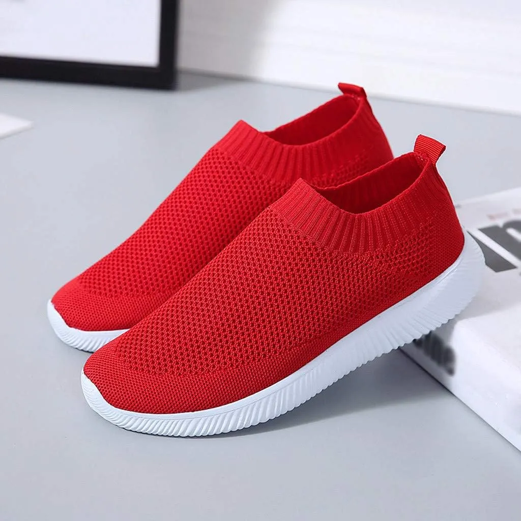 Womens Ladies Walking Running Shoes Slip On Lightweight Mens Tennis Shoes Wide Men's Casual Dress Shoes Women Shoes Sneakers Black Tennis Shoe Loafers Dress Shoe