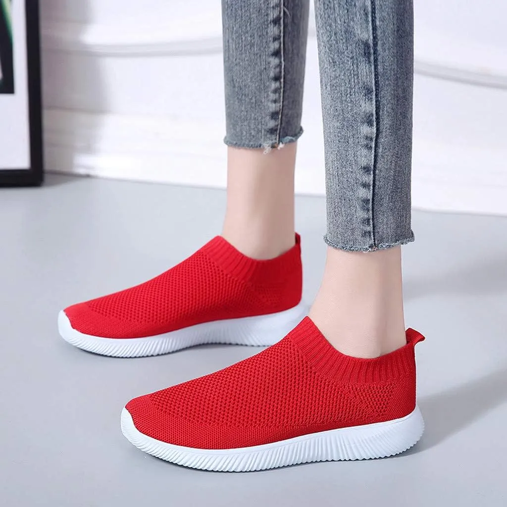 Womens Ladies Walking Running Shoes Slip On Lightweight Mens Tennis Shoes Wide Men's Casual Dress Shoes Women Shoes Sneakers Black Tennis Shoe Loafers Dress Shoe