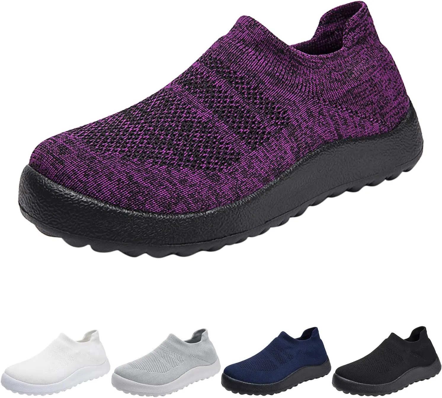 Womens Ladies Walking Running Shoes Slip On Lightweight Tennis Shoes Men Mesh Women Casual Shoes Men Shoes Sneakers Red Tennis Shoe Loafers Shoe
