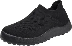 Womens Ladies Walking Running Shoes Slip On Lightweight Tennis Shoes Men Mesh Women Casual Shoes Men Shoes Sneakers Red Tennis Shoe Loafers Shoe