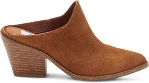 Womens Nia Suede Slip On Mules Tan 7 Medium (B,M)