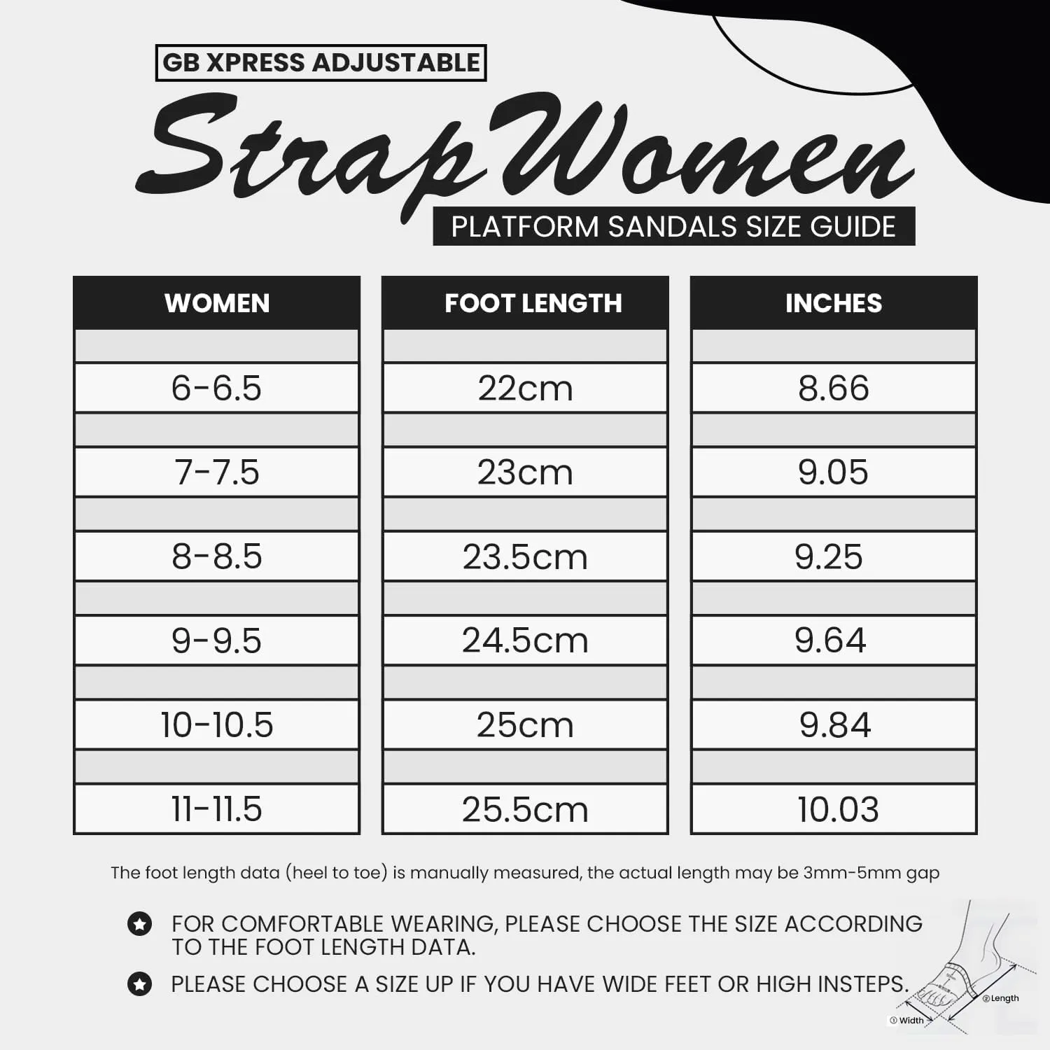 Women's Platform Sandals - Arch Support, Comfortable Foam Slides with Adjustable Buckle, Lightweight Thick Soles | Ultra Cushion