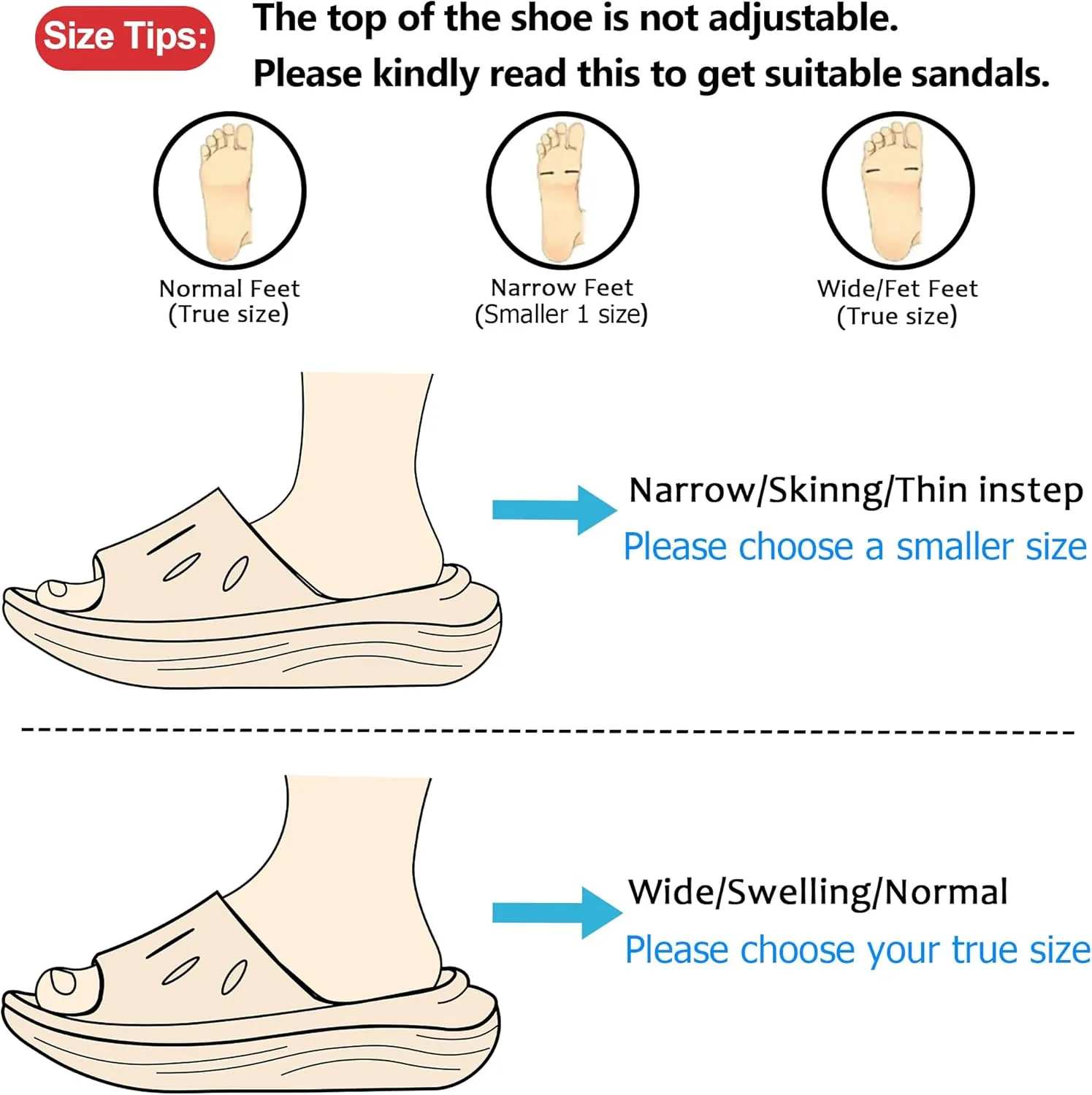 Womens Recovery Sandals Mens Comfortable Athletic Slides Thick Cushion Lightweight Plantar Fasciitis Sport Sliders of Indoor Outdoor,Arch Support Orthotic Open Toe