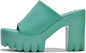 Womens Sandals Shoes Platform Sandal Open Toe Retro Chunky Lug Sole Comfortable Slip On Mule  Memory Foam