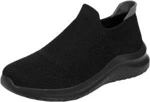 Women’s Slip-On Shoes Casual Lace-Free Walking Loafers Slip On Shoes Women Wide Feet Women's Casual Shoes Brown Sneakers Red Tennis Shoe Casual Loafers