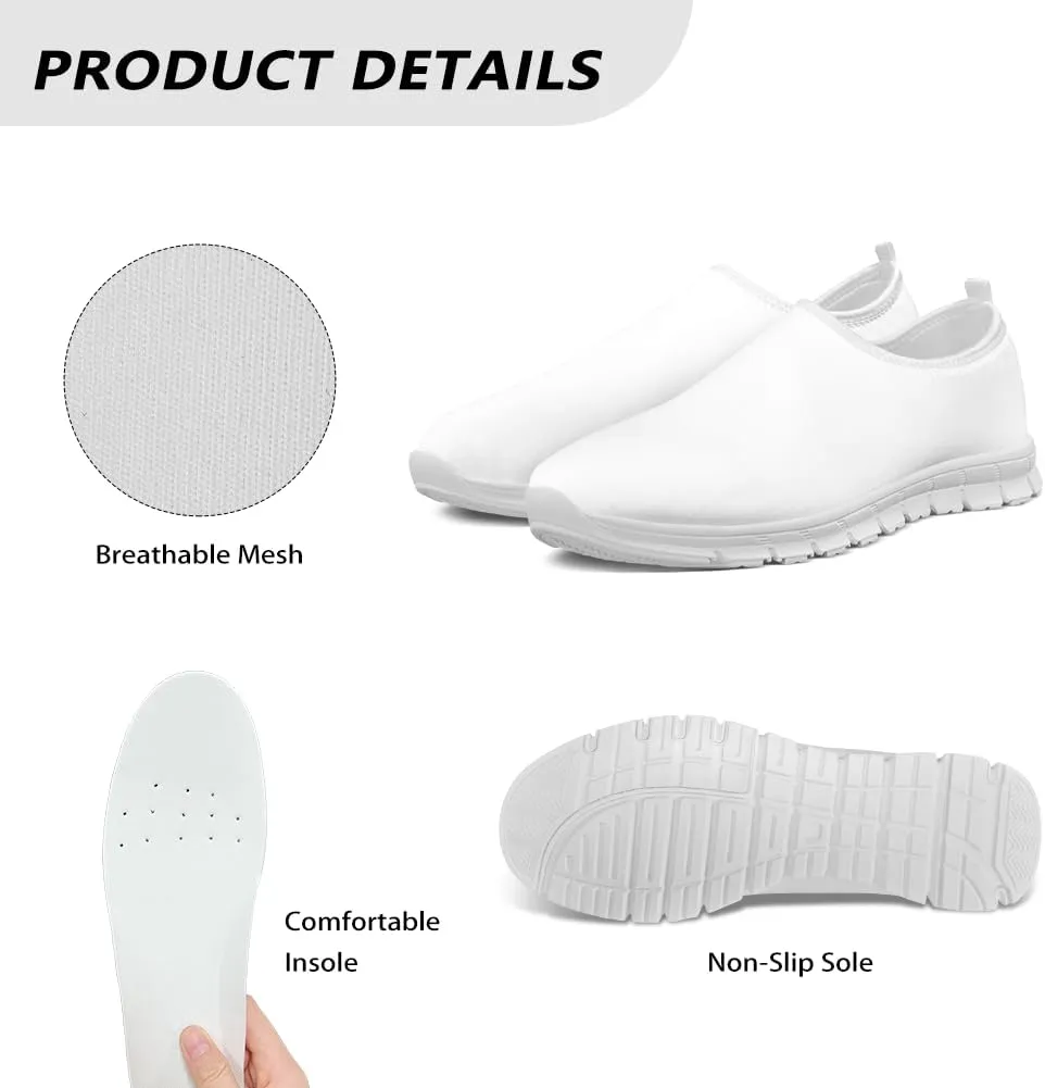 Women's Space Sneaker Casual Low Top Hiking Sneaker Flat Breathable Slip On Outdoor Soft Athletic Shoes for Womens