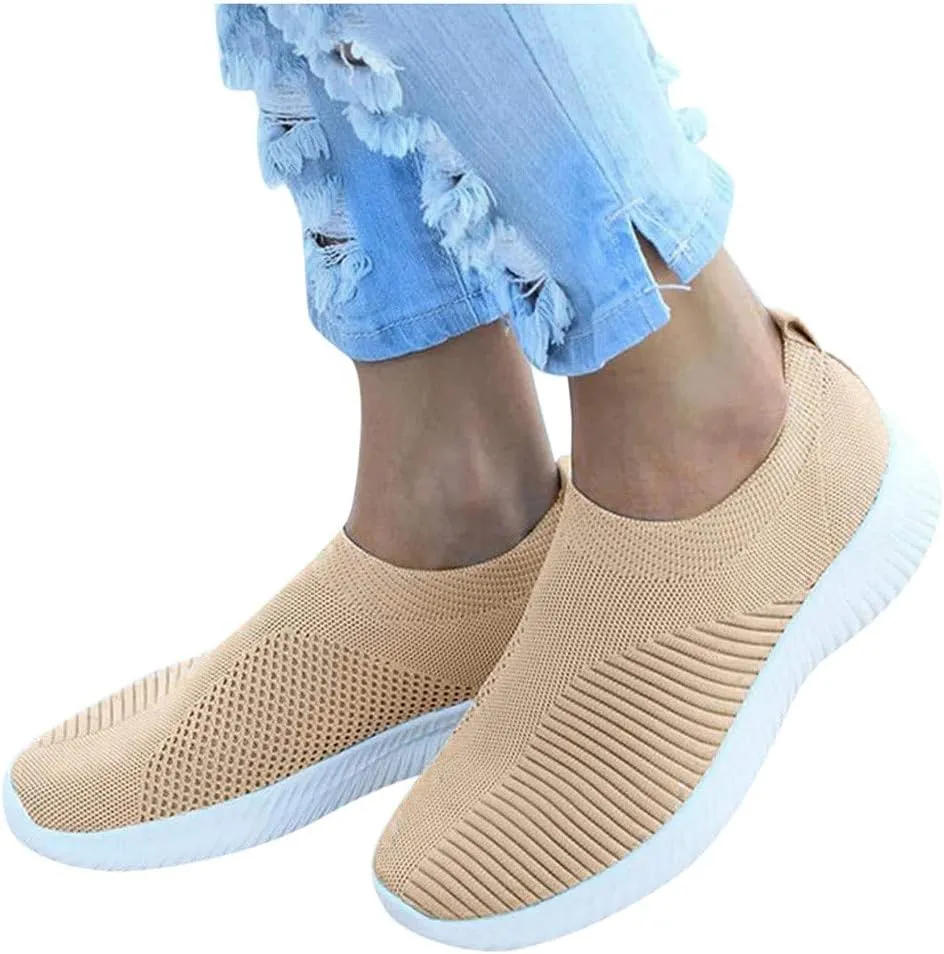 Womens Walking Shoes Sock Casual Ladies Fashion Sneakers Mens Tennis Shoes Wide Feet Men Shoes Casual Platform Sneakers Waterproof Tennis Shoe Loafers Dress Shoe