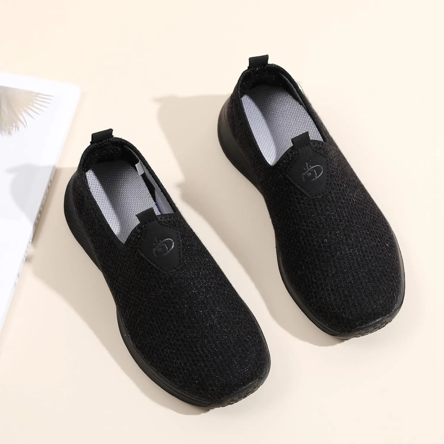 Womens Walking Shoes Sock Casual Ladies Fashion Sneakers Walking Shoes Women Lightweight Casual Shoes Trendy Platform Sneakers Slip On Tennis Shoe Cross Trainer Shoe