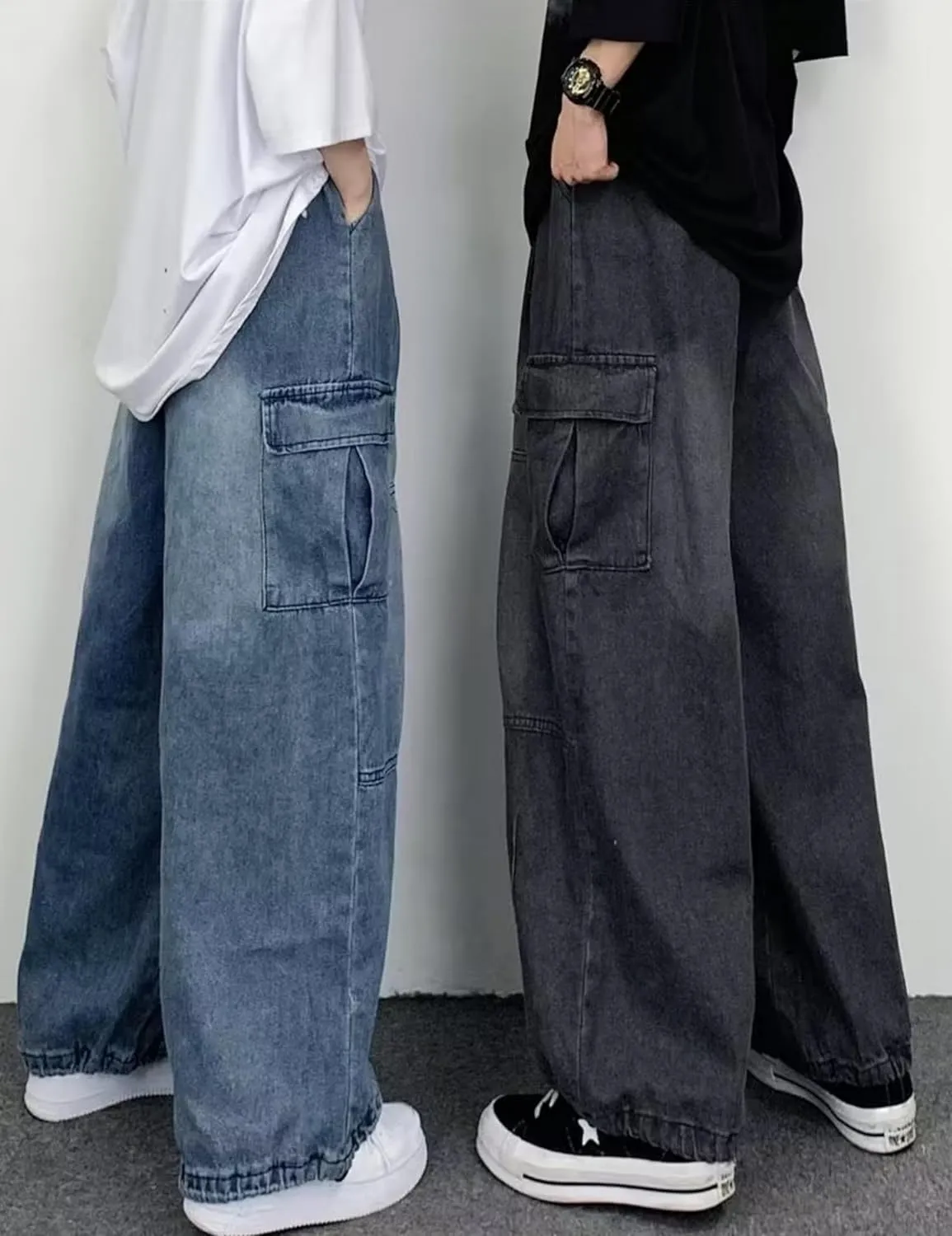 Y2k Baggy Jeans Cargo Jeans Trouser Hip Hop Streetwear Baggy Cargo Pants Skater Jeans