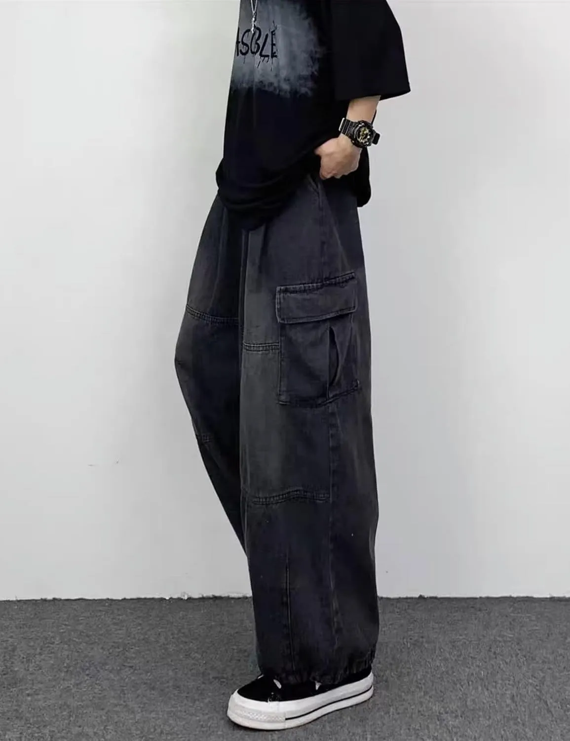 Y2k Baggy Jeans Cargo Jeans Trouser Hip Hop Streetwear Baggy Cargo Pants Skater Jeans