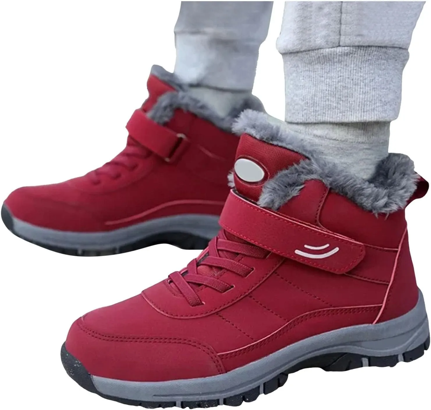 Yanzhenglip 2025 Winter Orthopedic Boots for Women Men,Warming Anti-Slip Sneakers,Cushioning Mountaineering Orthopedic Shoes