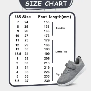 YHOON Boys Girls Shoes Kids Sneakers Breathable Athletic Running Tennis Shoes for Toddler/Little Kid/Big Kid
