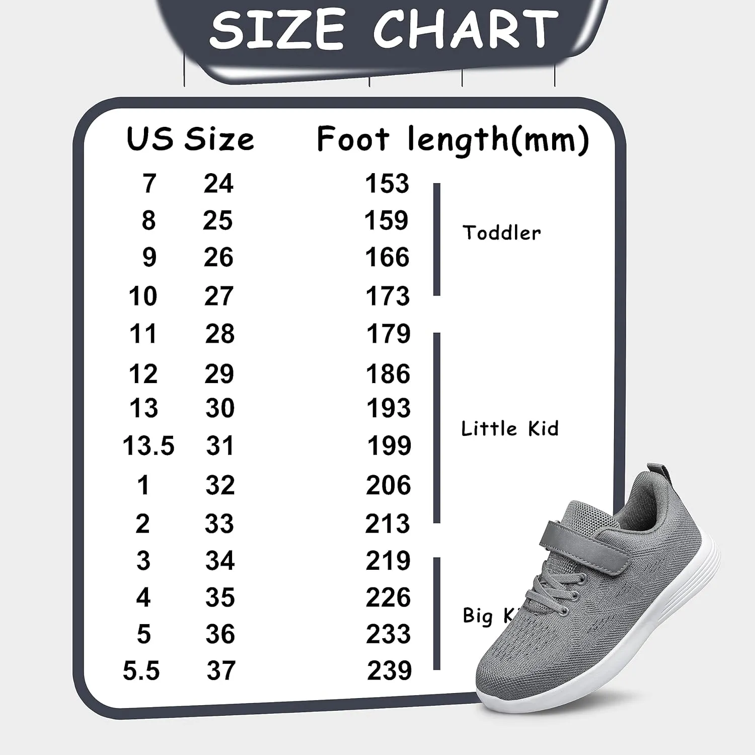 YHOON Boys Girls Shoes Kids Sneakers Breathable Athletic Running Tennis Shoes for Toddler/Little Kid/Big Kid
